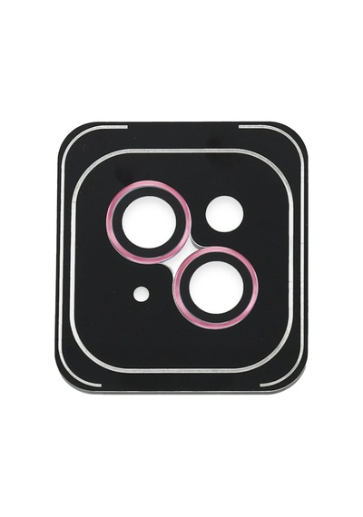 Mey İthalat Apple Uyumlu iPhone 14 Pvd Metal Kamera Lens - Pembe