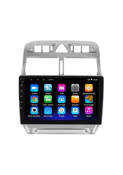 Celali Tuning Peugeot 307 2001-2008 Android 12 Carplay Navigasyon Multimedya - 4gb Ram 64gb Hdd