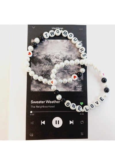 Crystal Atelier Sweater Weather - Two Mouths One Love Bileklik Seti Çok Renkli