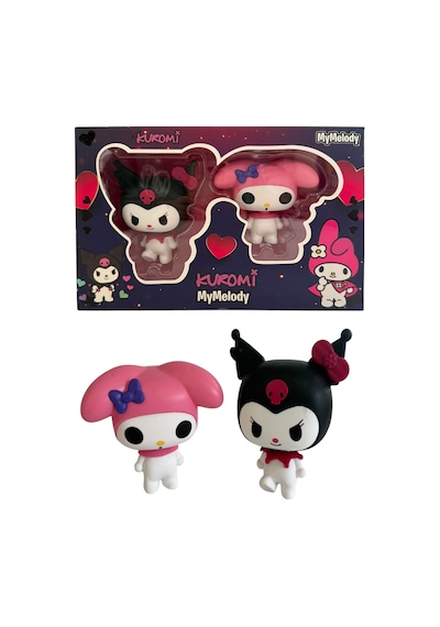 Kuromi My Melody Pop Oyuncak Karakter Figür 2'li Set 10cm