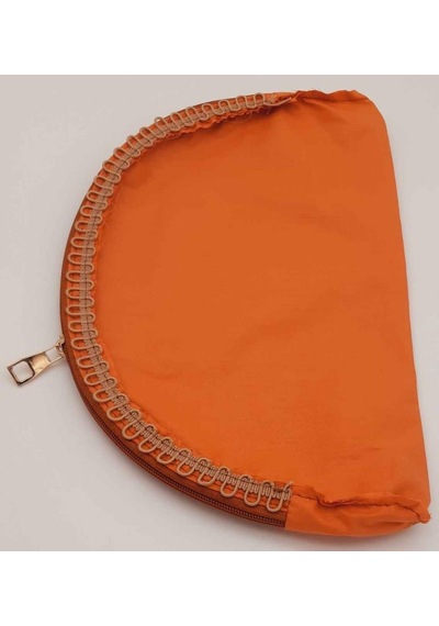 Angel Çanta Aksesuar D Model 30x20 Cm Dikilmiş Fermuarlı Astar Taba Renk