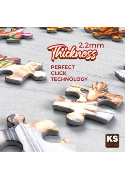 Yazılı Ofis Temalı 500 Parça Puzzle, Eğlenceli Ve Zihin Geliştirici Aktivite