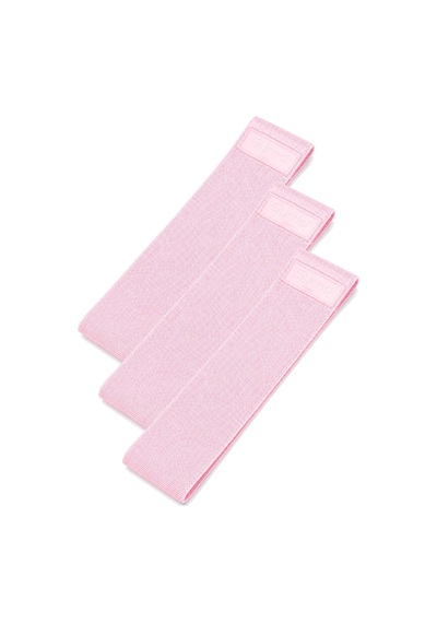 Gymo Hip Band Squat Egzersiz Kalça Direnç Bandı 76x8cm Pembe 3'lü Set