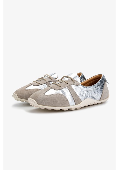 Valmenti Kadın Hakiki Deri Sneakers & Spor Ayakkabı 51 71351 Bn Ayk Y25 Tas Suet/lame Taş