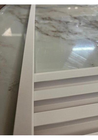 100cm Atc Dekoratif Beyaz L Köşe Duvar Çıtası Kapama Çıtası Duvar Lambirisi Paneli Kapama L Köşesi