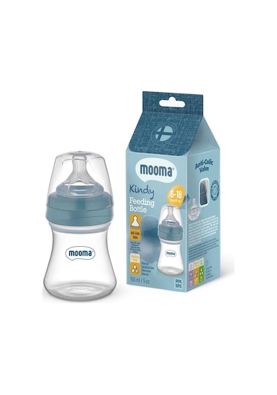 Biberon Anti Kolik Biberon 150 Ml Kapaklı Biberon 6 - 18 Ay Orta Akış 925