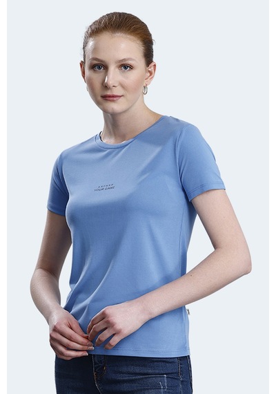 Slazenger Paytons 5 Li Set Kadın Tişört Ekru - Koyu Gri - Bordo -antra