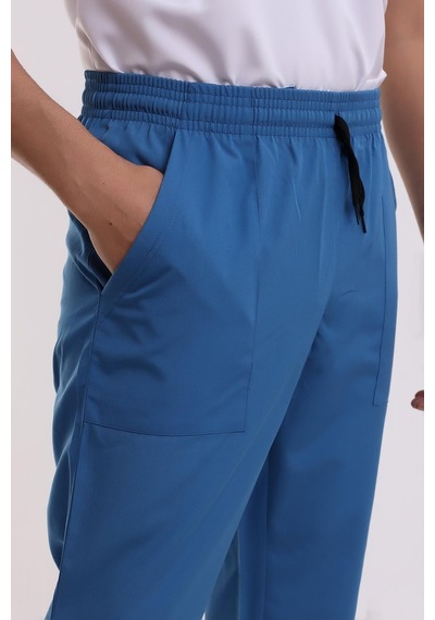 Alpaka Pantolon Bel Lastikli - 36 Saü Mavi-7092