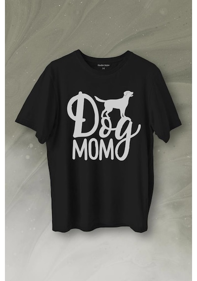 Mother Of Dog Mom Köpek Annesi Hayvansever Veteriner Mommy Baskılı Tişört Unisex T-shirt 001