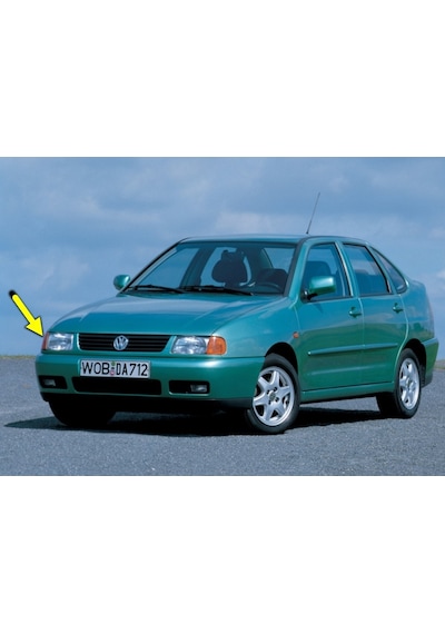 VW Polo Sedan 1996-03 Sağ Ön Sinyal Lamba Sarı Turuncu 6K5953050B