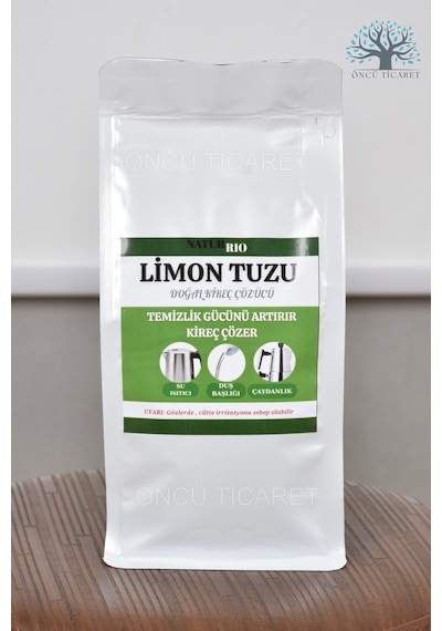Limon Tuzu 1150 Gr Doğal Temizlik Ürünü Kireç Çözücü & Parlatıcı