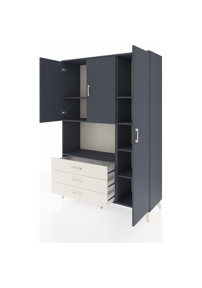 Hyperion Dolap 7 Raflı 3 Çekmeceli 3 Kapaklı 132x44x195 Antrasit-antrasit/aytaşı Antrasıt/aytası Hyperion Dolap 7 Raflı 3 Çekmeceli 3 Kapaklı 132x44x195 Antrasit-antrasit/aytaşı Antrasıt/aytası