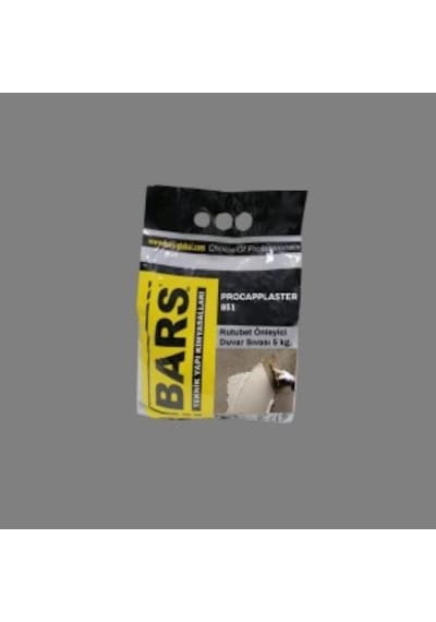 Bars Rutubet Önleyici Duvar Sıvası/Kapiler Sıva 5 Kg.
