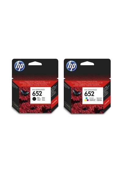 Hp 652 Siyah. Renkli Kartuş F6V24Ae. F6V25Ae Siyah F6V25Ae