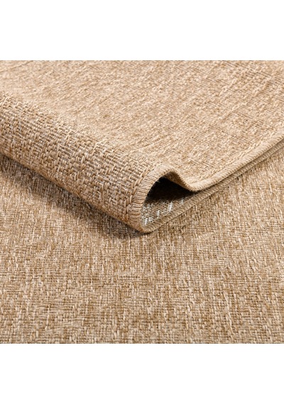 Avanos Modern Sisal Jüt Toz Vermez Balkon Bahçe Mutfak Dokuma Halı Kilim Kahverengi