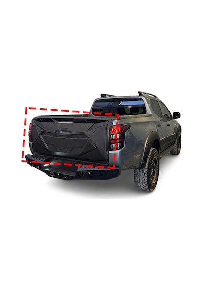 2015+ Fiat Fullback Arka Bagaj Kaplama Kabartmalı Koruma Dodik İthal Premium Bagaj Koruyucu