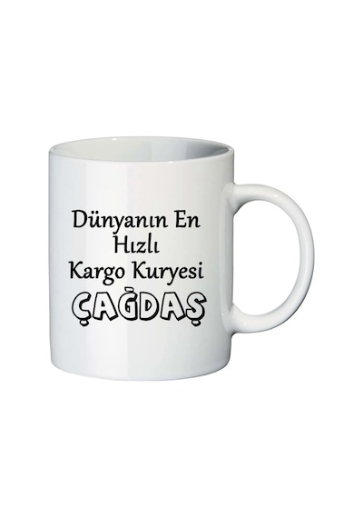Kargo Görevlisine Hediye Isimli Kurye Kupa Bardak