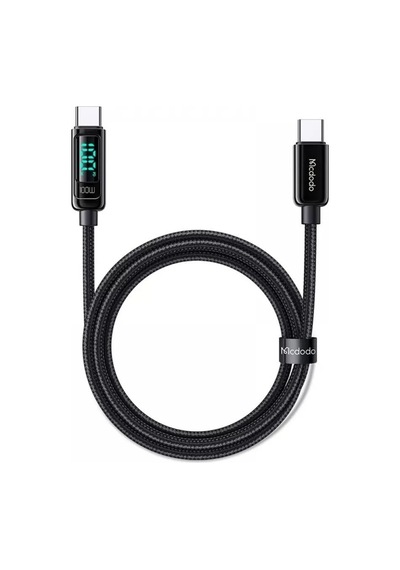 Mcdodo Ca-8820 Type-c Type-c 100w Pd Dijital Ekranli Data-şarj Kablosu 5a 1.2m, Sku: Smg8690010141651