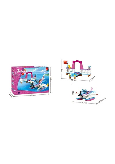 Ausini Fairyland 24417 Liman ve Jetski Temalı 167 Parça
