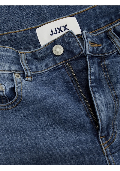 Jack & Jones Kadın Mom Fit Jean - Lisbon - 12259230 Medium Blue Denim Çok Renkli