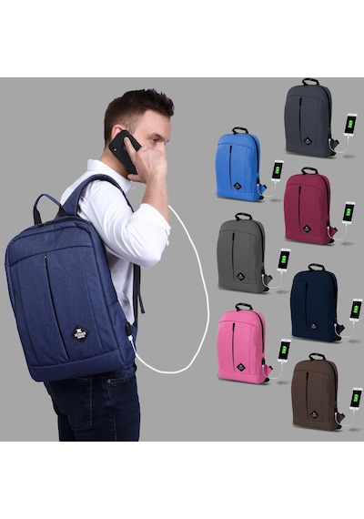 My Valice Smart Bag Galaxy Usb Şarj Girişli Notebook Sırt Çantası