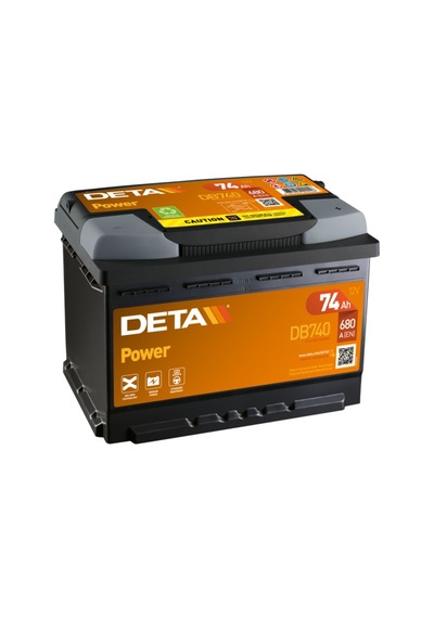 Akü Deta 12v 74 Ah 680a L03 278 175 190