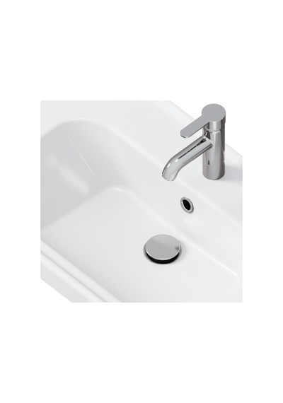 Aqua Bagno Smart Pop-up Sifon , Parlak Krom Başlıklı ,taşma Delikli, 1 -1/4