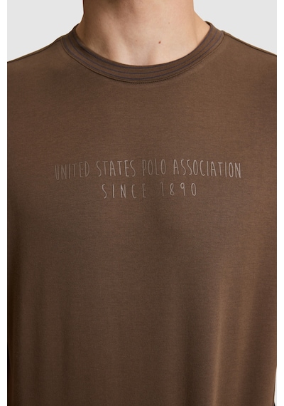 U.s. Polo Assn. Erkek Kahverengi Tişört 50326976-vr029