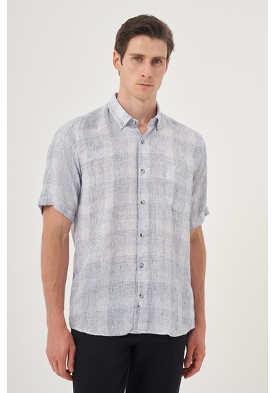 Morven Erkek Lacivert Keten Trend Regular Fit Düğmeli Yaka Kısa Kol Gömlek 25ys004023200 Lacivert Lacivert Morven Erkek Lacivert Keten Trend Regular Fit Düğmeli Yaka Kısa Kol Gömlek 25ys004023200 Lacivert Lacivert