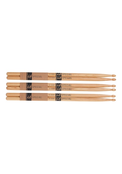 La Specials Davul Çubukları Davul Çubukları 5a Hickory Davul Çubukları, Oval Ahşap Başlık, Üç Çift