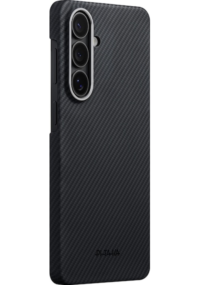 Galaxy Uyumlu S26 Plus Kılıf M-safeli 600d Aramid Fiber Pitaka Edge Serisi Black-grey Twill Siyah - Gri Siyah - Gri