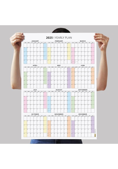 Amerikan Standardı 2026 Yıllık Planlayıcı Duvar Takvimi, United States Calendar