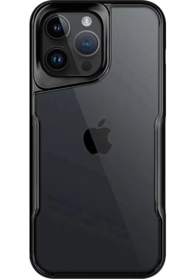 Newface Apple İphone 14 Pro Max Kılıf Boyi Silikon Kapak - Siyah