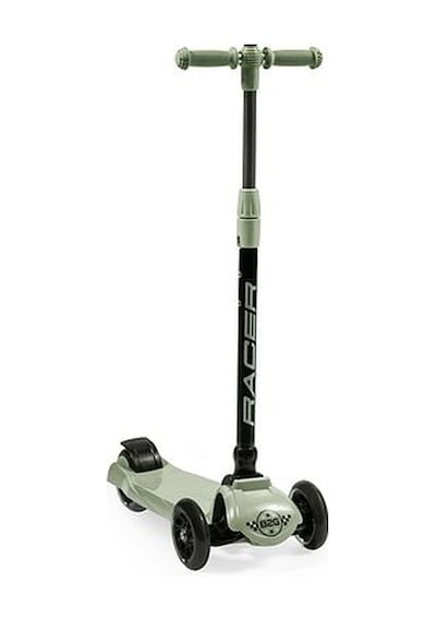 H01 Racer Üç Tekerli Işıklı Katlanabilir Scooter Mavi