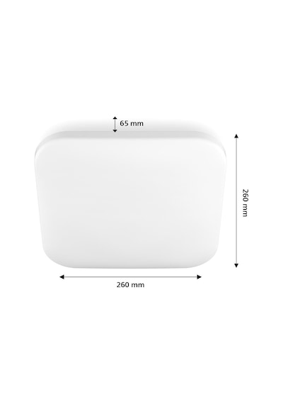Philips Mauve Kare Tavan Lambası 12W 4000K Gün Işığı