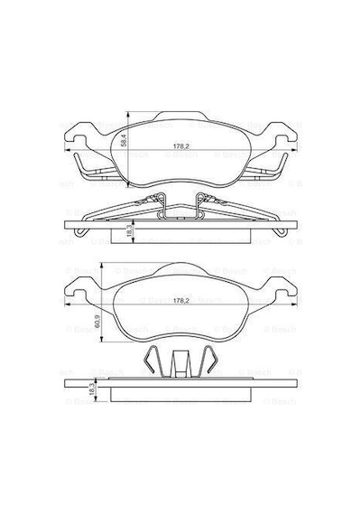 Ford Focus 1 Ön Fren Balatası 1999-2004 Bosch