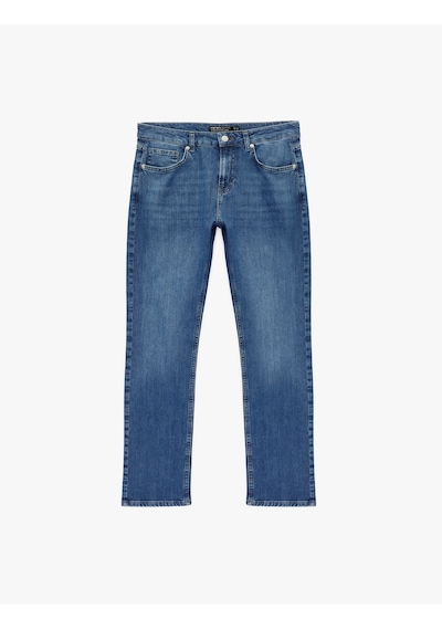 Koton Pamuklu Düz Paça Normal Bel Straight Fit Jean Pantolon - Mark Jean Orta İndigo 6sam40161nd Koton Pamuklu Düz Paça Normal Bel Straight Fit Jean Pantolon - Mark Jean Orta İndigo 6sam40161nd