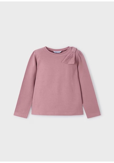 Mayoral Kız Çocuk Uzun Kollu T-shirt 4064m Pembe