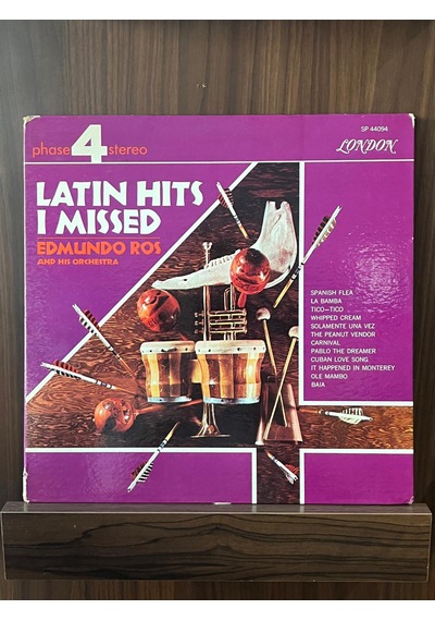 Edmundo Ros And His Orchestra - Latin Hits I Missed , 1967 Lp Ea