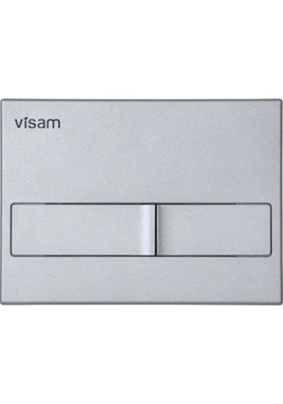 Visam Mia İki Kademeli Mat Krom Kumanda Paneli Buton Mat Krom