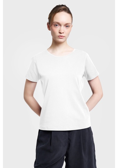 Lescon Kadın Kısa Kollu T-shirt 26y-2127 Beyaz