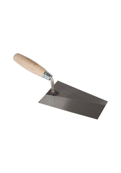 Dekor Ağaç Saplı Duvarcı Malası 16 CM