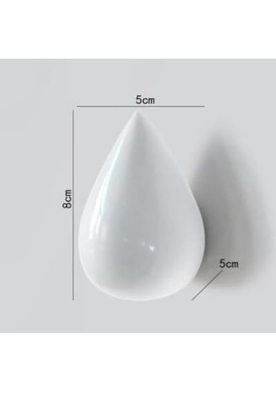 Sumedecor&Design Damla Şekilli Tek Duvar Askılık Modern Dekor Askı Duvar Süsü