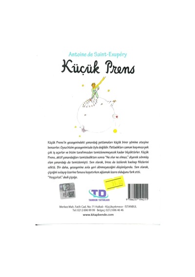 Küçük Prens Tandem Yayınları