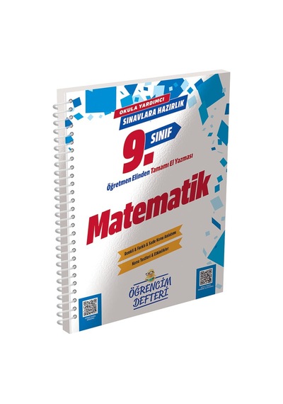 9.sınıf Matematik Öğrencim Defteri Murat Eğitim Yayınları