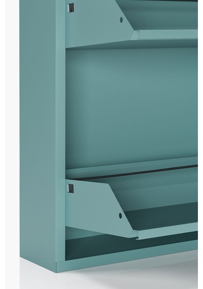 Ceha 3'lü Metal Ayakkabılık - Turkuaz K.AYK-3 /AB6034