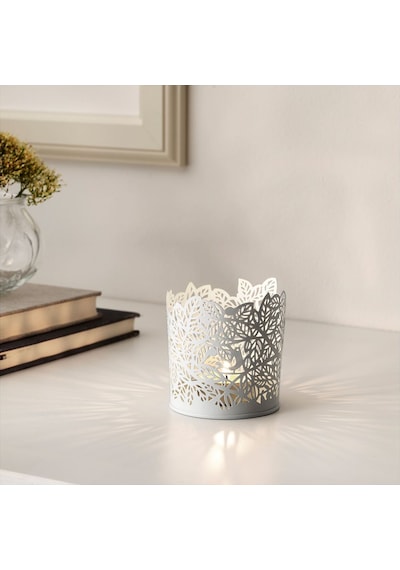 Tealight Mumluk, Beyaz, 8 Cm beyaz