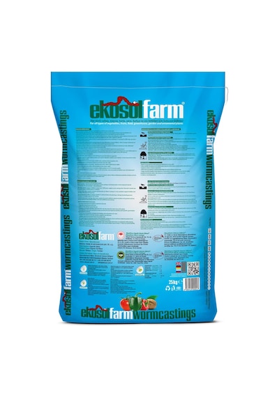Ekosolfarm%100 Solucan Gübresi 25 Kg Organik Gübre Tüm Bitkilerde Kullanıma Uygun Katı Toz Formda Gübre Diğer