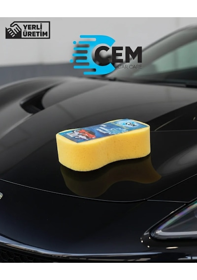 Cem Car Care Oto Yıkama Süngeri Poşetli