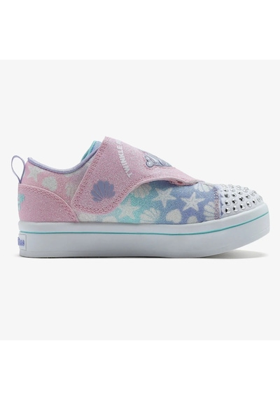 Skechers Twi-lites-twinkle Pets Kids Light Sneaker Cırt Cırtlı Işıklı Sesli Çocuk Ayakkabısı Pembe Skechers Twi-lites-twinkle Pets Kids Light Sneaker Cırt Cırtlı Işıklı Sesli Çocuk Ayakkabısı Pembe